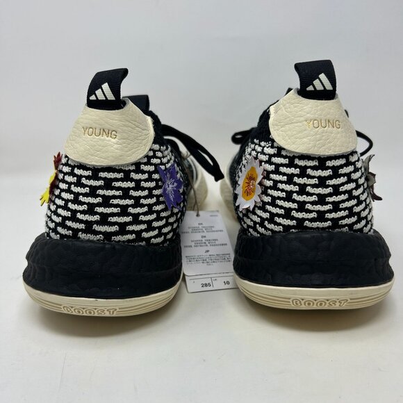 Unisex Adidas Trae Young 2 'Flowers' Black Ivory BasketballIG2590 M10.5 / W11.5 - Picture 2 of 9